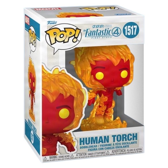 Funko Other - 2025 Funko Pop! Marvel Fantastic Four Human Torch #1517